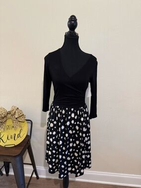 Gilli Black Wrap-Style Top